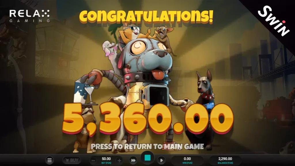ทดลองเล่น Purrrminator Relax Gaming