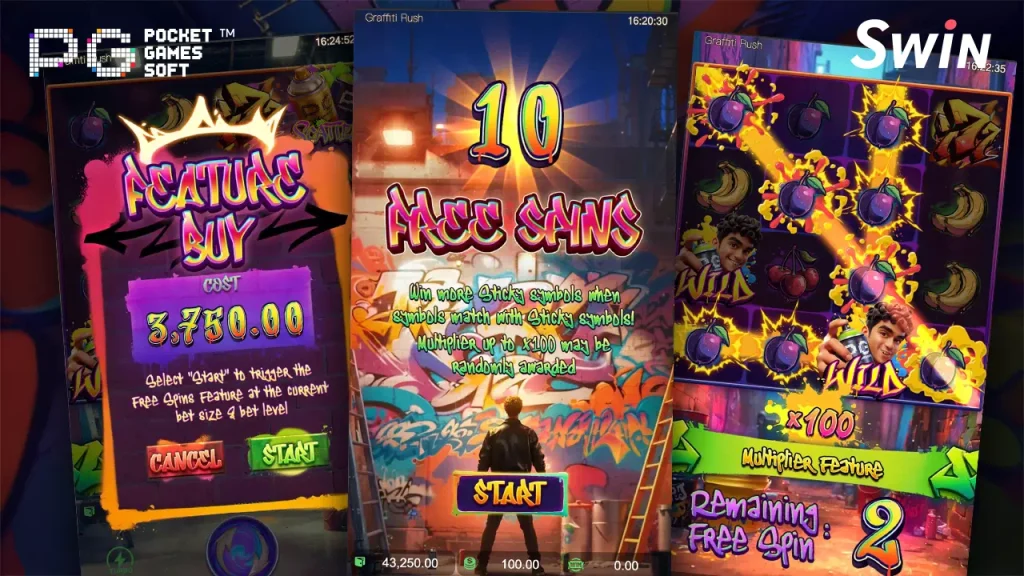 สล็อต Graffiti Rush PG slot