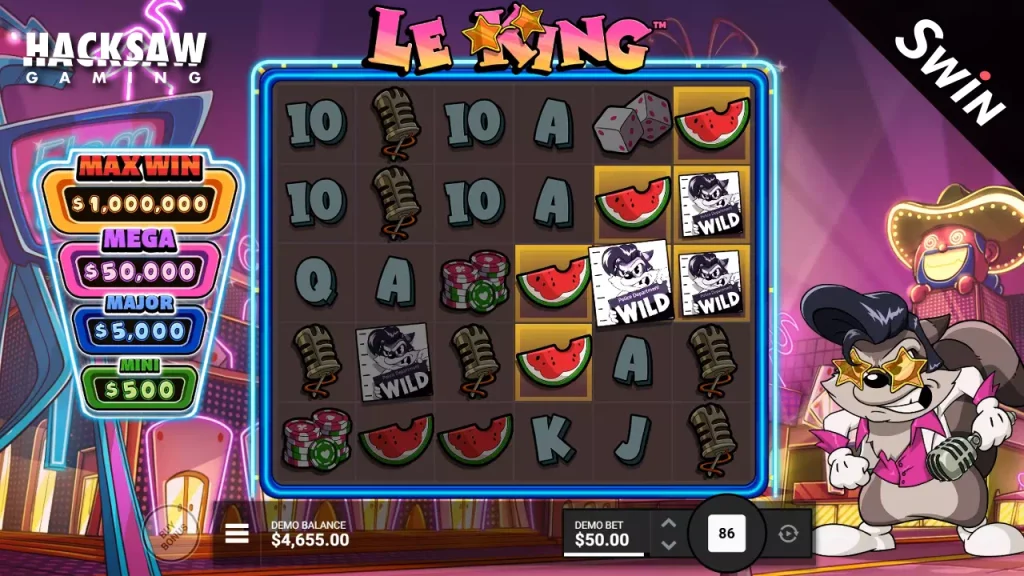 Le King Hacksaw Gaming slot