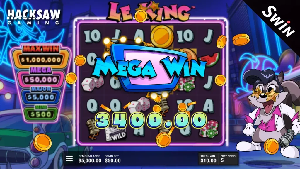 ทดลองเล่น Le King Hacksaw Gaming