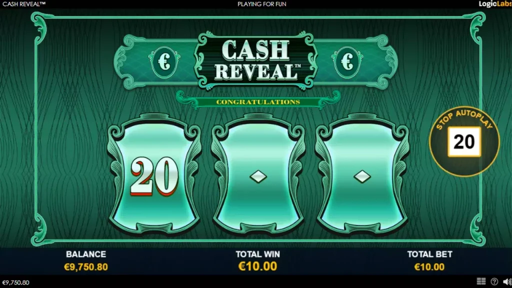 ทดลองเล่นสล็อต Cash Reveal