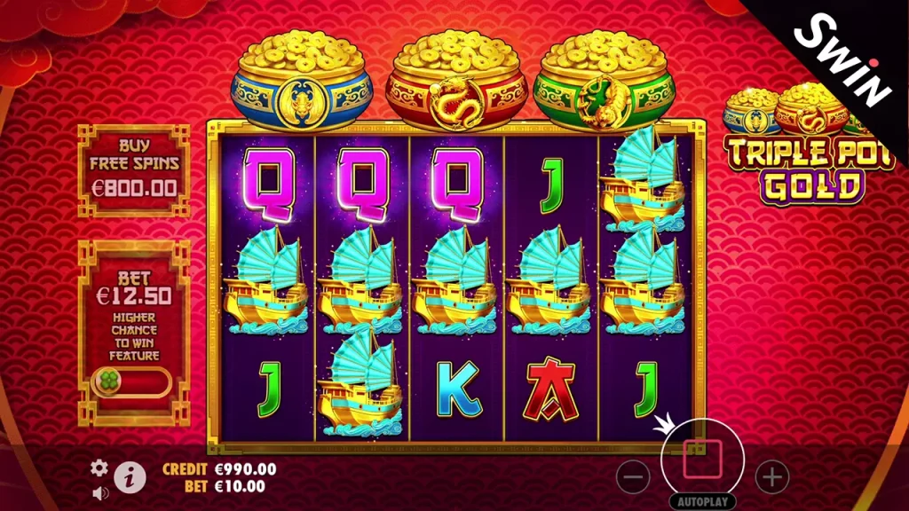 สล็อต Triple Pot Gold Pragmatic Play