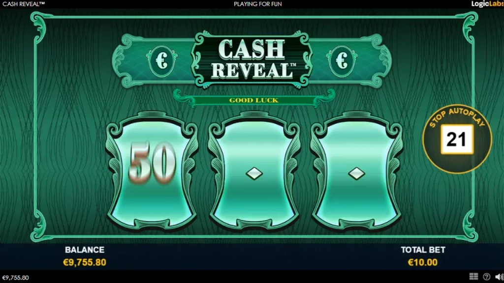เกมสล็อต Cash Reveal Playtech