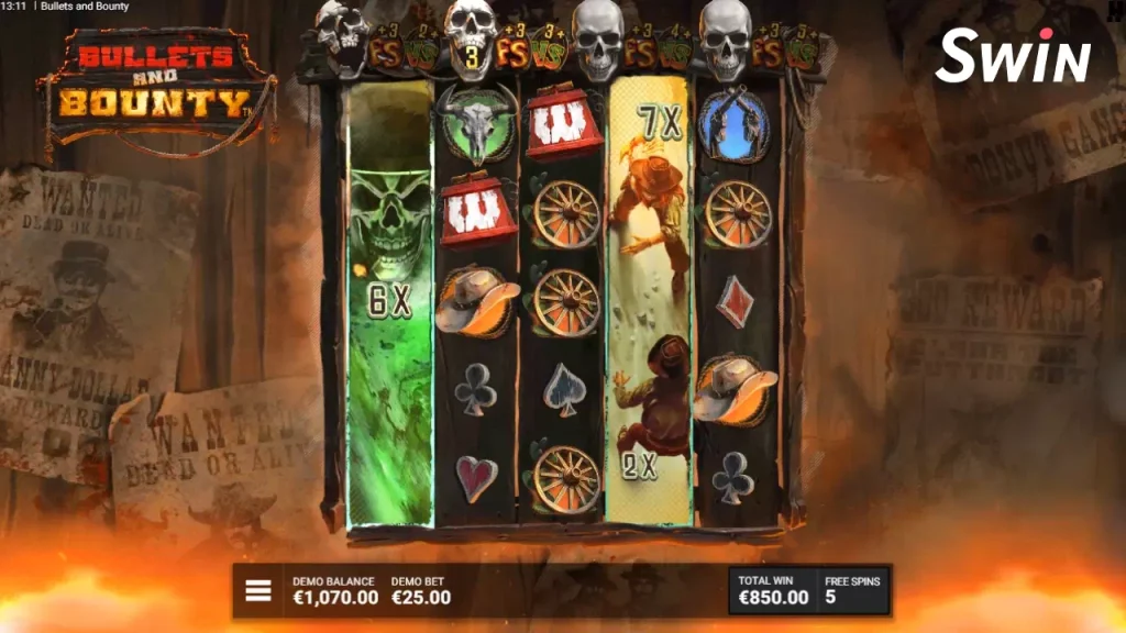 Bullets and Bounty Hacksaw Gaming เว็บตรง