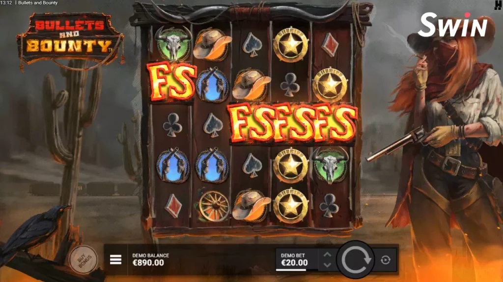 Bullets and Bounty ค่าย Hacksaw Gaming