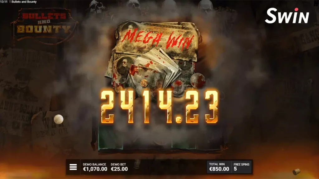 สล็อต Bullets and Bounty Hacksaw Gaming