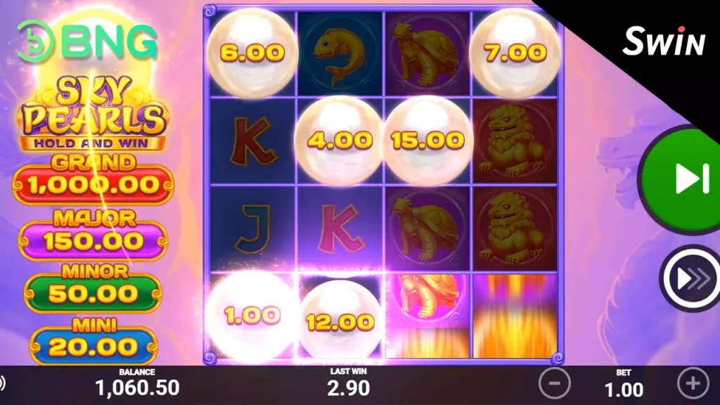 เล่นสล็อต Sky Pearls Hold And Win