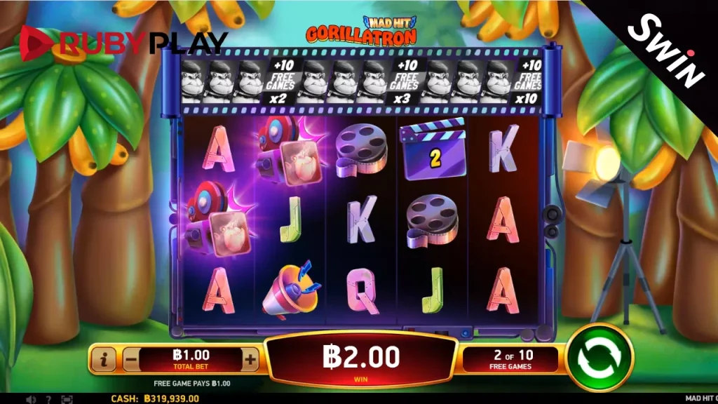 Gorillatron ค่าย Rubyplay ทดลองเล่น