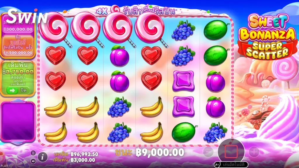 Sweet Bonanza Super Scatter ค่าย Pragmatic play 